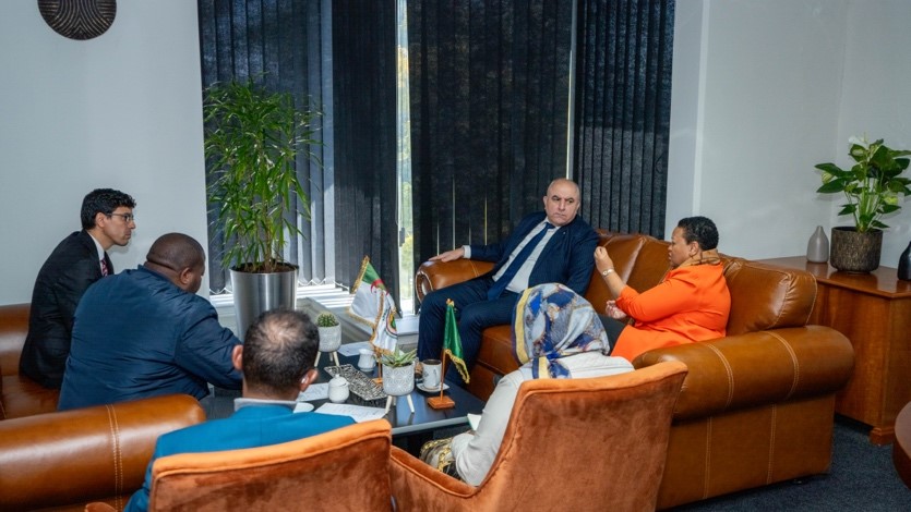 APRM CEO, Amb. Marie-Antoinette Rose-Quatre Welcomes New Algerian Ambassador to South Africa, Reaffirms Strong Partnership for Good Governance in Africa 2.jpg
