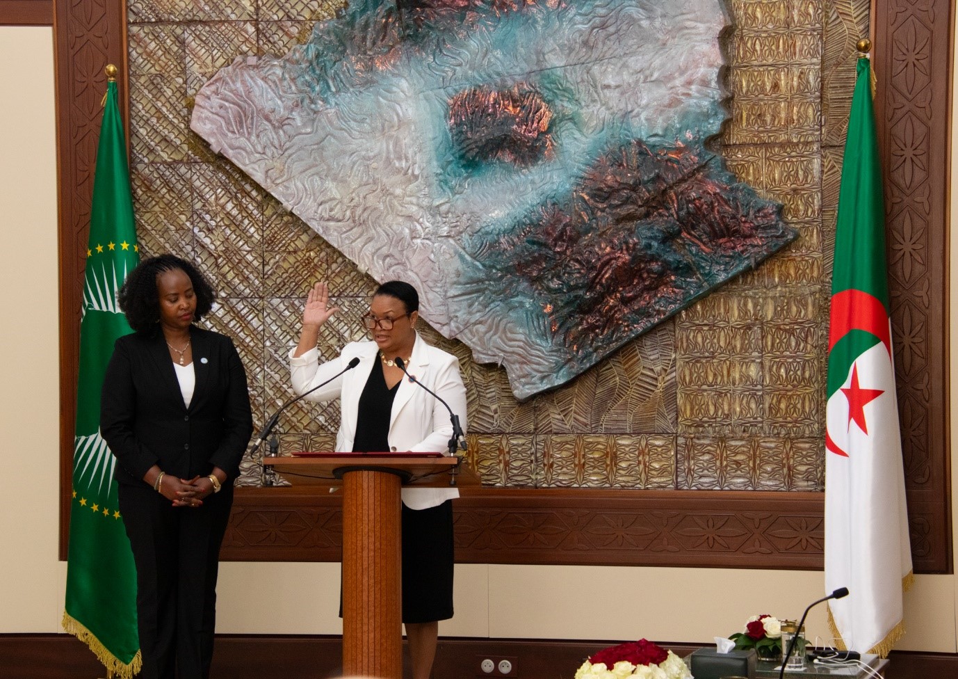 Ambassador Marie-Antoinette Rose Quatre Officially Sworn into Office as CEO of the APRM 1