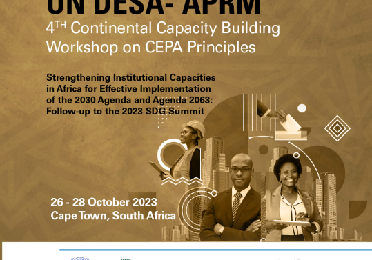 UN DESA-APRM 4th Continental Capacity Building Workshop on CEPA Principles