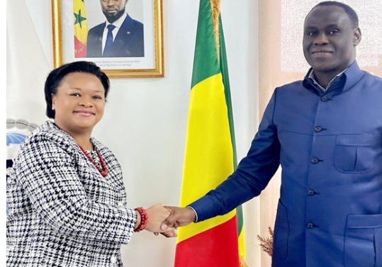 APRM CEO, AMB. MARIE-ANTOINETTE ROSE QUATRE, RECEIVED BY THE MINISTER OF JUSTICE OF SENEGAL 2.png