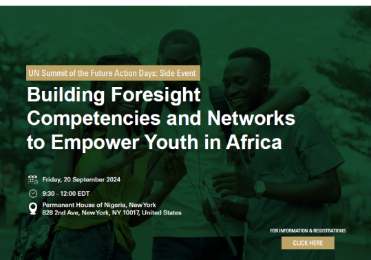 Building Foresight Competencies and Networks to Empower Youth in Africa