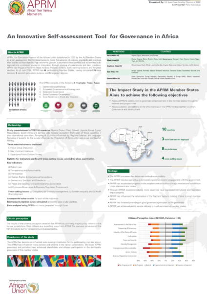 An Innovative Self-Assessment Tool for Governance in Africa