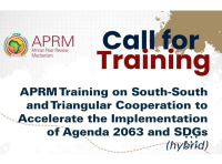 APRM E-Training on South - South and Triangular Cooperation